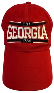 Georgia Bulldogs Hat UGA National Champions UGA University of GA Red Adjustable - Picture 1 of 9