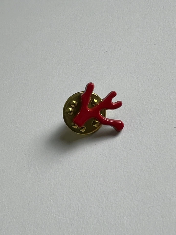 Pin de solapa de coral Isaia Napoli Signature Foto 1 de 1