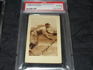 1923 Willard's Chocolates SMOKEY JOE WOOD PSA 2 GOOD ~Rare! - Picture 1 of 3
