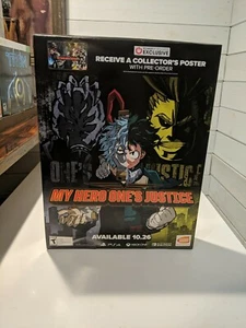  FUNKO POP MY HERO ACADEMIA One Justice Display Box Xbox PlayStation Bandai - Imagen 1 de 6
