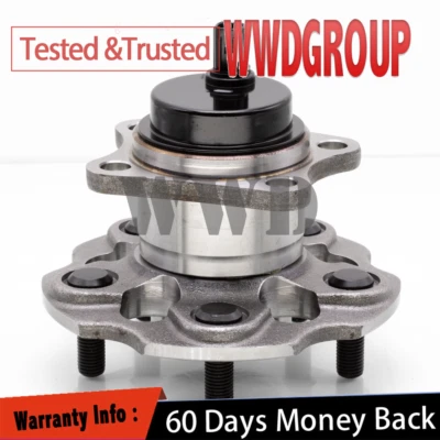 512509 Rear Wheel Bearing and Hub For 2012-2018 Toyota Prius V 2016-2019 Mirai Foto 1 de 4