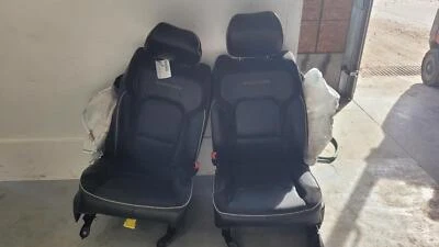 2019-2024 Ram 1500 Black Leather Front Bucket Seats w/PWR/Heat/Mem Crew Cab Foto 1 de 4