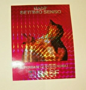 ADESIVO STICKER VINTAGE kleber BASF SETTIMO SENSO SUPERBASF LE IPERSENSIBILI - Foto 1 di 1