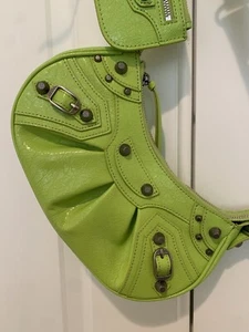 Balenciaga Neo Cagole City Bag Leather XS Green - Picture 1 of 24