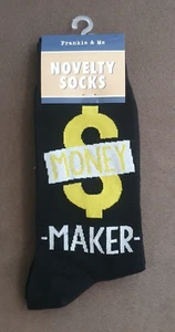 Frankie & Me: Money Maker (Dollar Symbol) Novelty socks - Picture 1 of 2