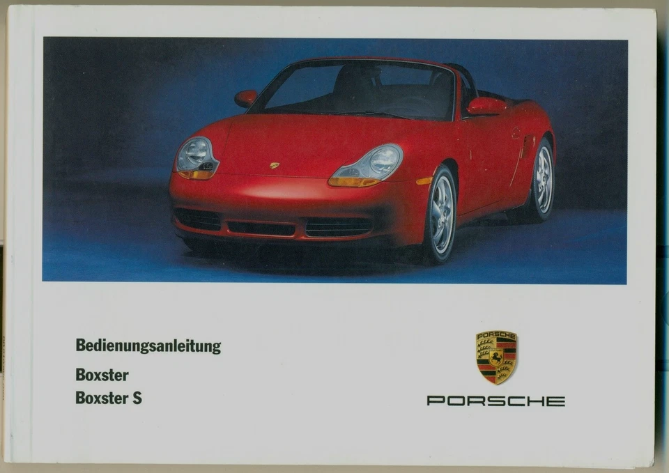 Betriebsanleitung PORSCHE  BOXSTER 2000 2001  Bedienungsanleitung WKD 98601000 - Bild 1 von 1