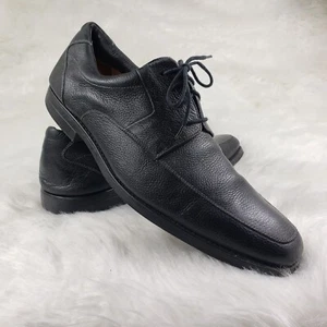 NORDSTROM Baldwin scarpe eleganti casual in pelle nera da uomo taglia 15 M - Foto 1 di 4