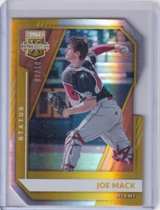 Joe Mack 2020 Panini Elite Extra Edition Gold Die Cut Status #31, 09/10 - Picture 1 of 2