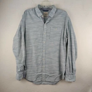 Tommy Bahama Men's 100% Cotton Striped Casual Button Up Shirt Large - Picture 1 of 8