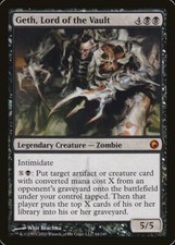 Geth, Lord of the Vault Foil x 1 (Scars of Mirrodin) MTG (Moderate Play)