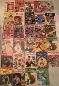 29 Vintage Collectible Boxing Magazines/catalogs - Picture 1 of 3