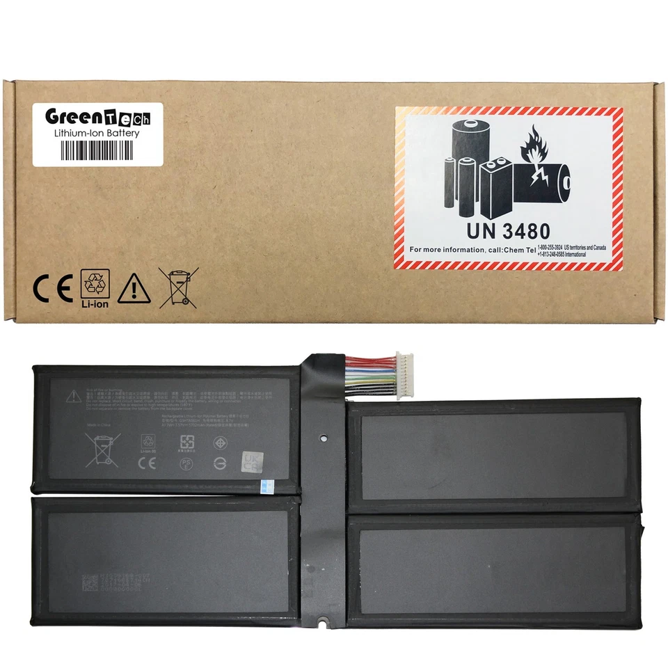 BATERÍA GREENTECH DYNM03 G3HTA061H PARA TABLET MS SURFACE PRO 7 1866 7.57 43.2WHR Foto 1 de 1