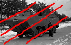 Negativ-MAN-Einheitsdiesel 8x8-Schwimmwagen-Sperrbrecher-Prototyp-Amphibienf.-1 - Bild 1 von 1