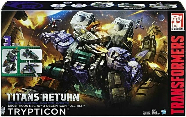 2017 Hasbro Transformers Titans Return Decepticon Necro Trypticon In-stock