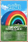 COIN Rainbow Dreamland Tour 2021 Ltd Ed RARE Poster +BONUS Indie Pop Rock Poster