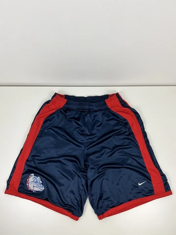 Nike Team Gonzaga Dark Blue Gym Shorts Mens Size L Large NCAA Basketball USED Cover