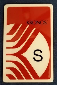 NEW KRONOS TIME CLOCK SUPERVISOR BARCODE BADGE - Picture 1 of 3
