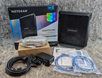 🔥Netgear Nighthawk AC1900 WiFi Cable Modem C7000v2 + WiFi Extender Bundle - Image 1 of 4