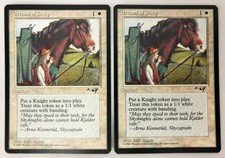 2x MTG Magic The Gathering Alliances Errand of Duty NM+
