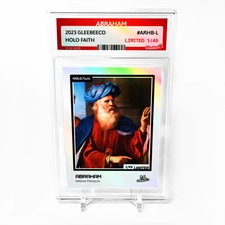 ABRAHAM Hebrew Patriarch Card 2023 GleeBeeCo Holo Faith *Slab* #ARHB-L Only /49
