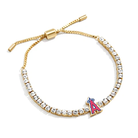 BaubleBar Los Angeles Angels Pull-Tie Tennis Bracelet Cover