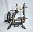 Antique - Muller No 10 -  Cast Iron Toy Miniature Baby - Sewing Machine