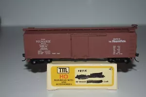 HO Scale Train Miniature Milwaukee Road 40' Single Door Boxcar 192021 C35776 - Picture 1 of 3