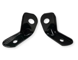 56 Chevy Grille Tie Bar Angle Brackets Black 1956 Chevrolet New  - Bild 1 von 2