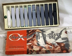 Alphacolor - Hi Fi Grays - 12 Pastel Sticks - Picture 1 of 1