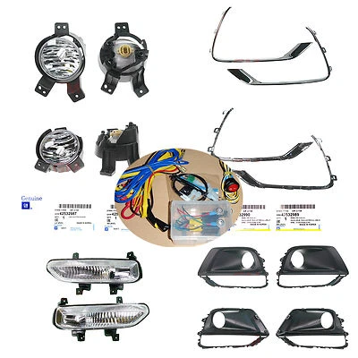 Juego de arnés moldeado cromado con faros antiniebla DRL y cubierta para Chevrolet 2017 2018+ Trax  Foto 1 de 4