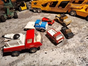 6 - 1970s-80s Tonka Trucks Hot Rod Pickups Pumper Fire Truck Super Clean -MINT- - Picture 1 of 21