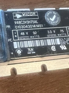 vicor dc dc converter V48C3V3H75AL  - Picture 1 of 5