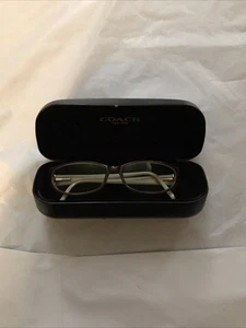Coach AURORA Reading Glasses (535) Brown/Camel With Case  - Picture 1 of 6