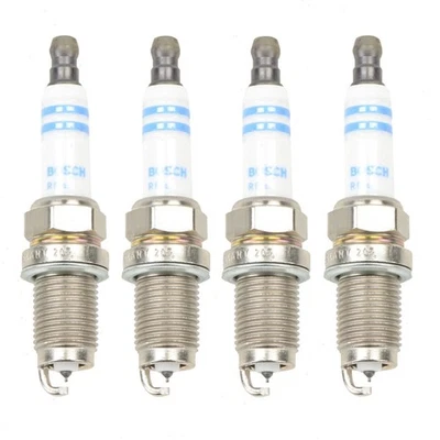 4 pc Bosch Double Iridium Spark Plugs for 2003-2007 Honda Accord 2.4L L4 al - Image 1 of 4