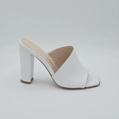 Women's Shoes Gianni Marra 37 Sandals White Leather 197DA-37 - Image 1 of 4