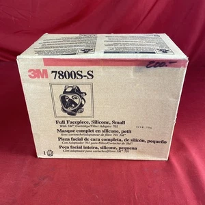 3M 7800S Full Face Silicone Reusable Respirator Facepiece Mask - SMALL - New! - Picture 1 of 6