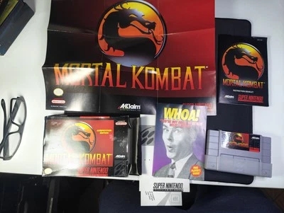 Rare Mortal Kombat: CompetitionEdition (SNES,1999) W/ Poster& BookletManual🗡️🎮 - Image 1 of 4
