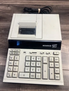 VTG Monroe 2020 Plus III Printing Calculator Business Accounting Machine - WORKS - Picture 1 of 7