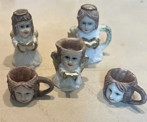 2000 Cornerstone Miniature Decor Tea Set Angels Guardian Angel Design 5 Piece - Picture 1 of 3