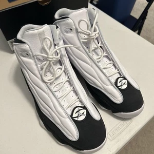 Jordan Pro Strong Size 12M White/Off Noir-Blue Tint DC8418 105 - Picture 1 of 12