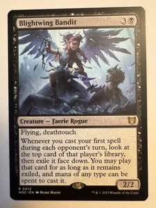1x Blightwing Bandit - NM - Wilds of Eldraine Commander MAGIC mtg - Picture 1 of 1