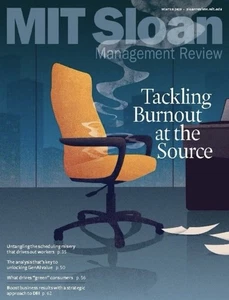 Mit Sloan Magazine Tackling Burnout At The Source Winter 2025 New - Picture 1 of 1