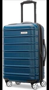 Samsonite OMNI 2 Hartschalen 22" Handgepäck Spinner Rollen Lagunenblau Neu mit Etikett - Bild 1 von 2