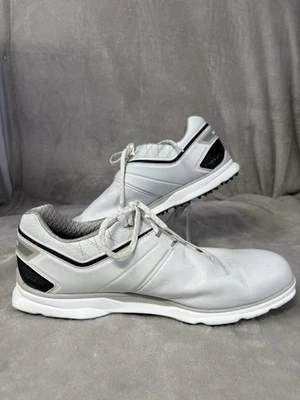 FootJoy Pro SL Carbon Spikeless Golf Shoes Men size 13 M White Leather 53079 - Image 1 of 4