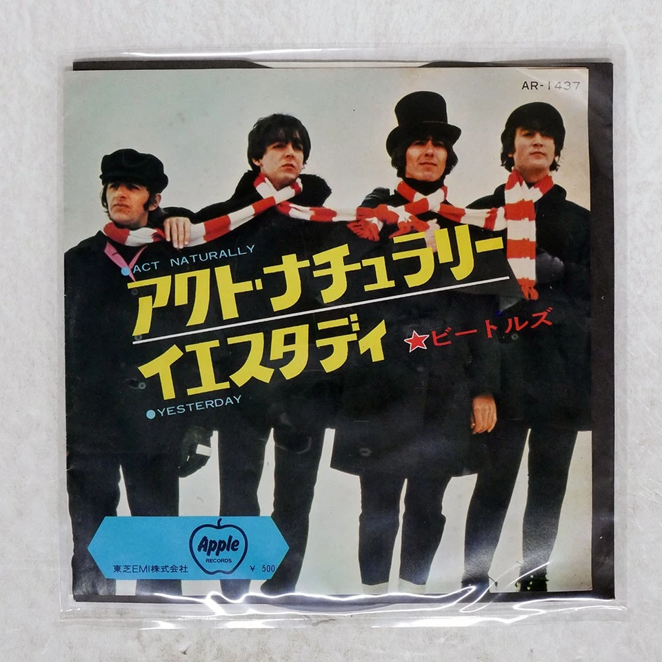 BEATLES ACT NATURALLY / YESTERDAY APPLE AR1437 Japan VINYL 7 - Image 1 of 1