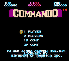 Commando - Fun NES Nintendo Game