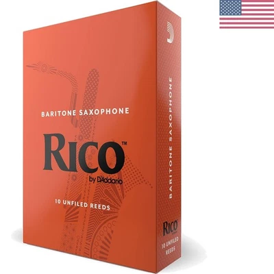 Paquete de 10 cañas de saxofón Rico - esenciales para principiantes para instrumentos planos E Foto 1 de 4