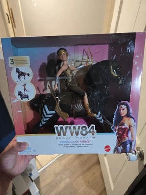 Muñeca Príncipe Diana Caballo y Joven WW84 Mujer Maravilla 2019 Nueva Mattel Foto 1 de 2