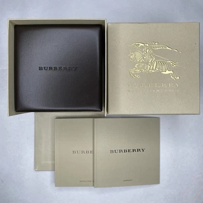 Genuíno Burberry Feminino BU1390 Nova Check Caixa de Relógio Analógico e Papelada SOMENTE - Imagem 1 de 4