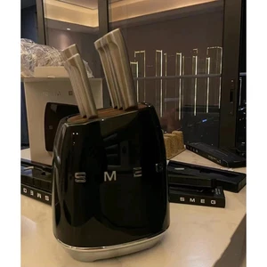 Smeg 7-teiliges NEU Messerblock Set Edelstahl Multicolor - EXPRESSVERSAND - Bild 1 von 13